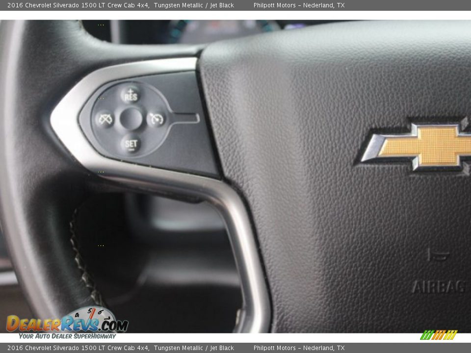 2016 Chevrolet Silverado 1500 LT Crew Cab 4x4 Tungsten Metallic / Jet Black Photo #15