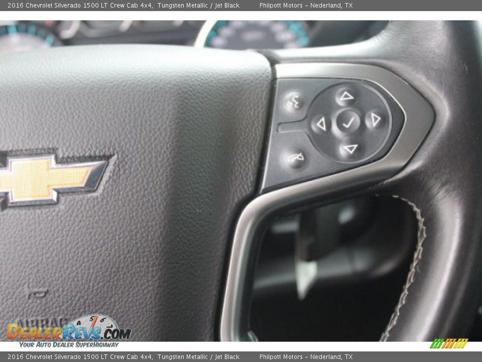 2016 Chevrolet Silverado 1500 LT Crew Cab 4x4 Tungsten Metallic / Jet Black Photo #16