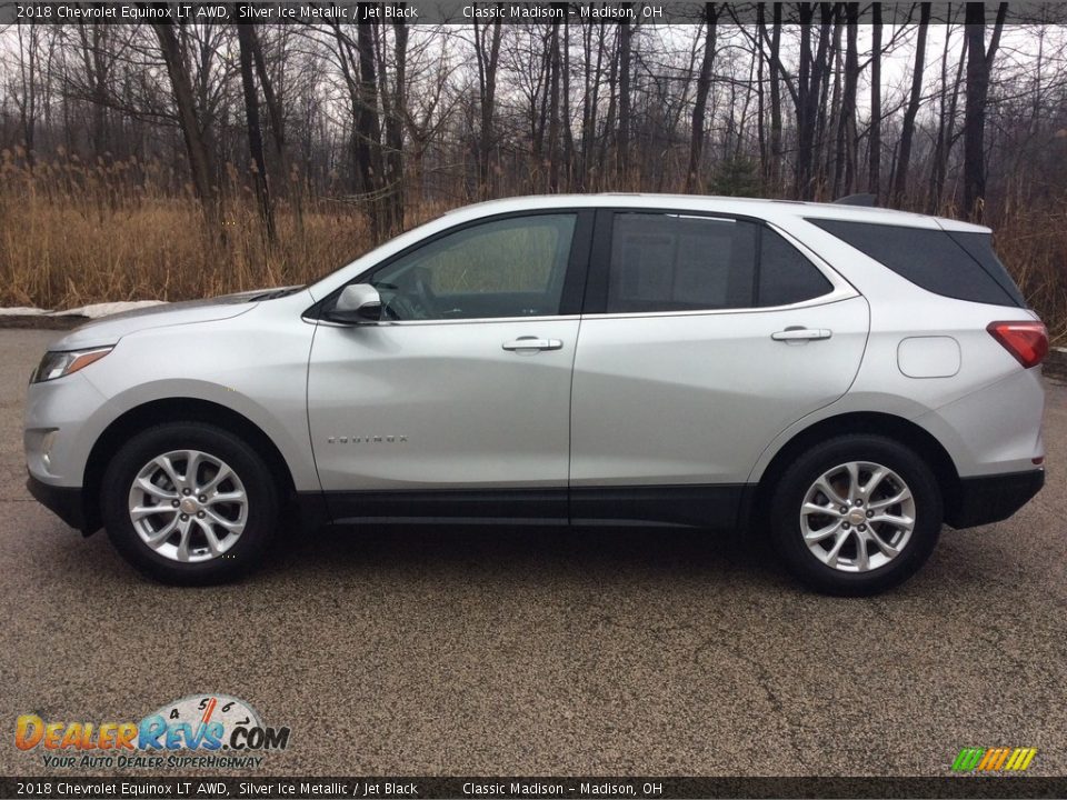 2018 Chevrolet Equinox LT AWD Silver Ice Metallic / Jet Black Photo #2