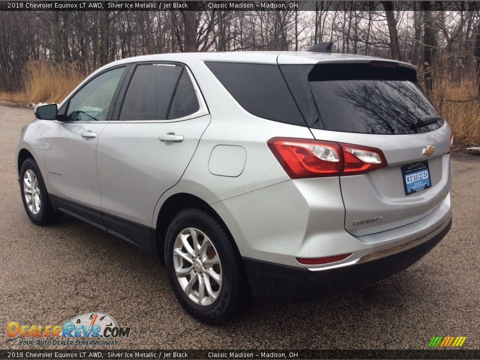 2018 Chevrolet Equinox LT AWD Silver Ice Metallic / Jet Black Photo #3