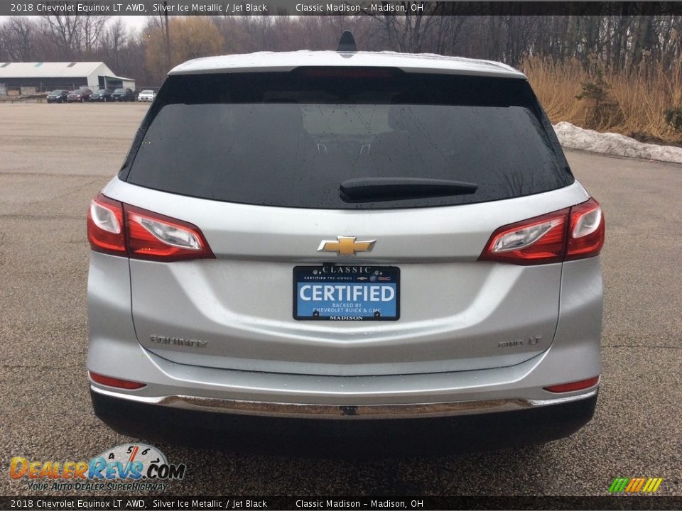 2018 Chevrolet Equinox LT AWD Silver Ice Metallic / Jet Black Photo #4