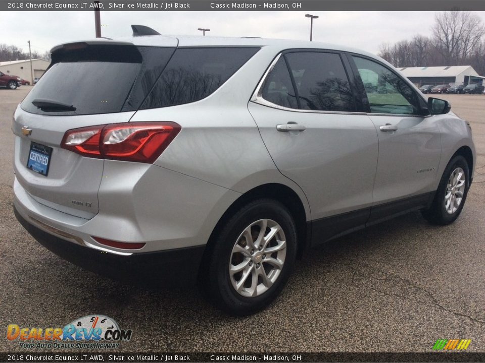 2018 Chevrolet Equinox LT AWD Silver Ice Metallic / Jet Black Photo #5