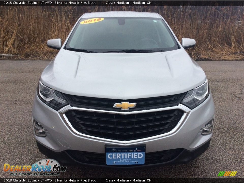 2018 Chevrolet Equinox LT AWD Silver Ice Metallic / Jet Black Photo #8