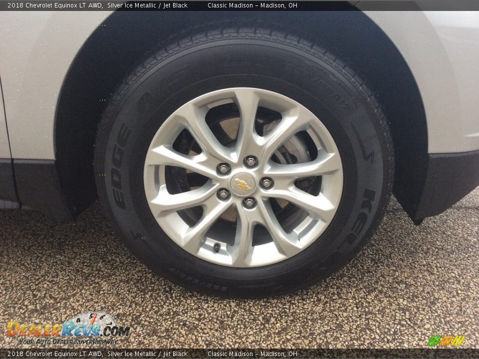 2018 Chevrolet Equinox LT AWD Silver Ice Metallic / Jet Black Photo #9
