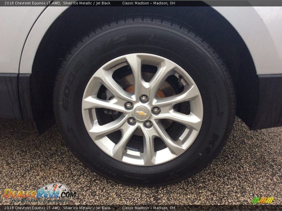 2018 Chevrolet Equinox LT AWD Silver Ice Metallic / Jet Black Photo #11