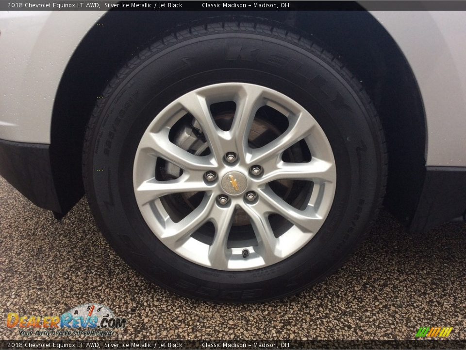 2018 Chevrolet Equinox LT AWD Silver Ice Metallic / Jet Black Photo #12