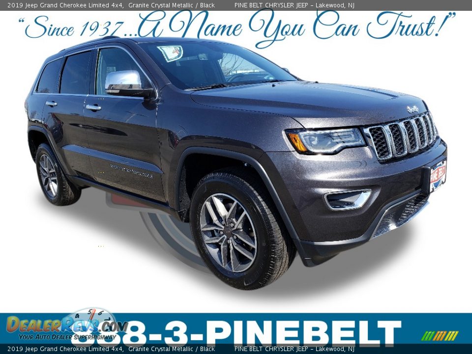 2019 Jeep Grand Cherokee Limited 4x4 Granite Crystal Metallic / Black Photo #1