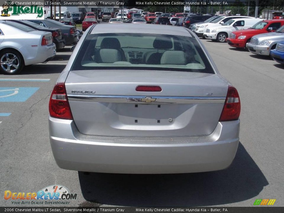 2006 Chevrolet Malibu LT Sedan Silverstone Metallic / Titanium Gray Photo #3