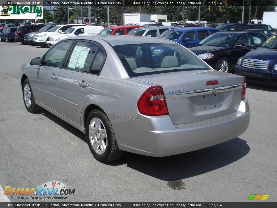 2006 Chevrolet Malibu LT Sedan Silverstone Metallic / Titanium Gray Photo #4