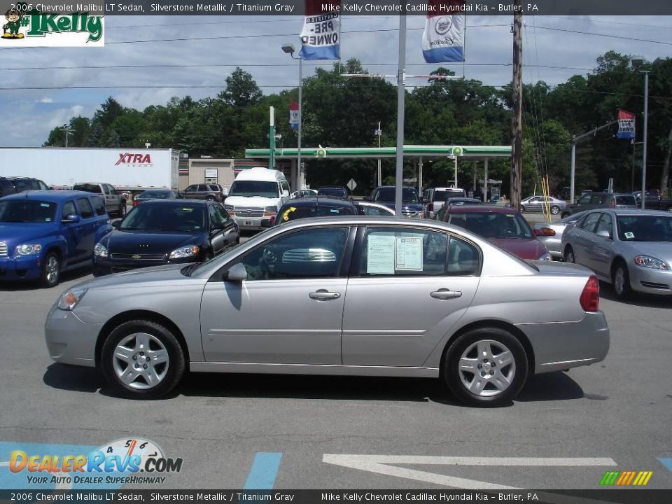 2006 Chevrolet Malibu LT Sedan Silverstone Metallic / Titanium Gray Photo #5