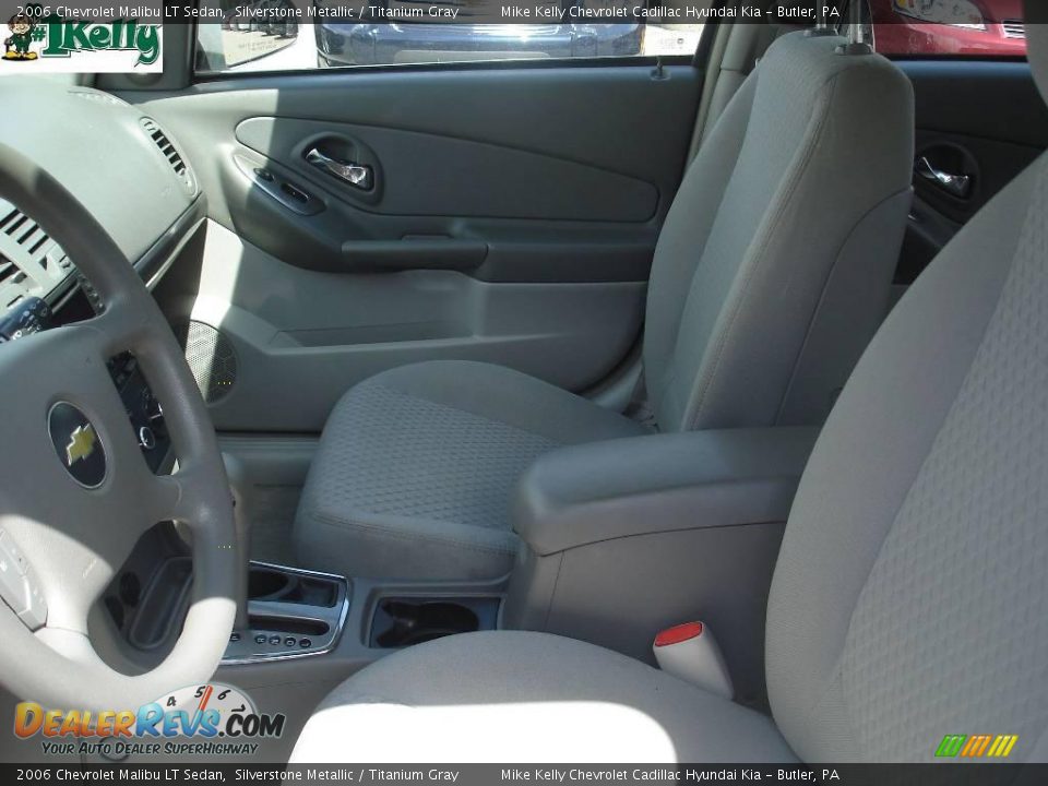 2006 Chevrolet Malibu LT Sedan Silverstone Metallic / Titanium Gray Photo #8