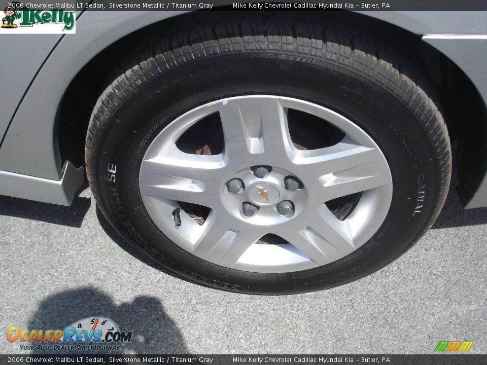 2006 Chevrolet Malibu LT Sedan Silverstone Metallic / Titanium Gray Photo #13