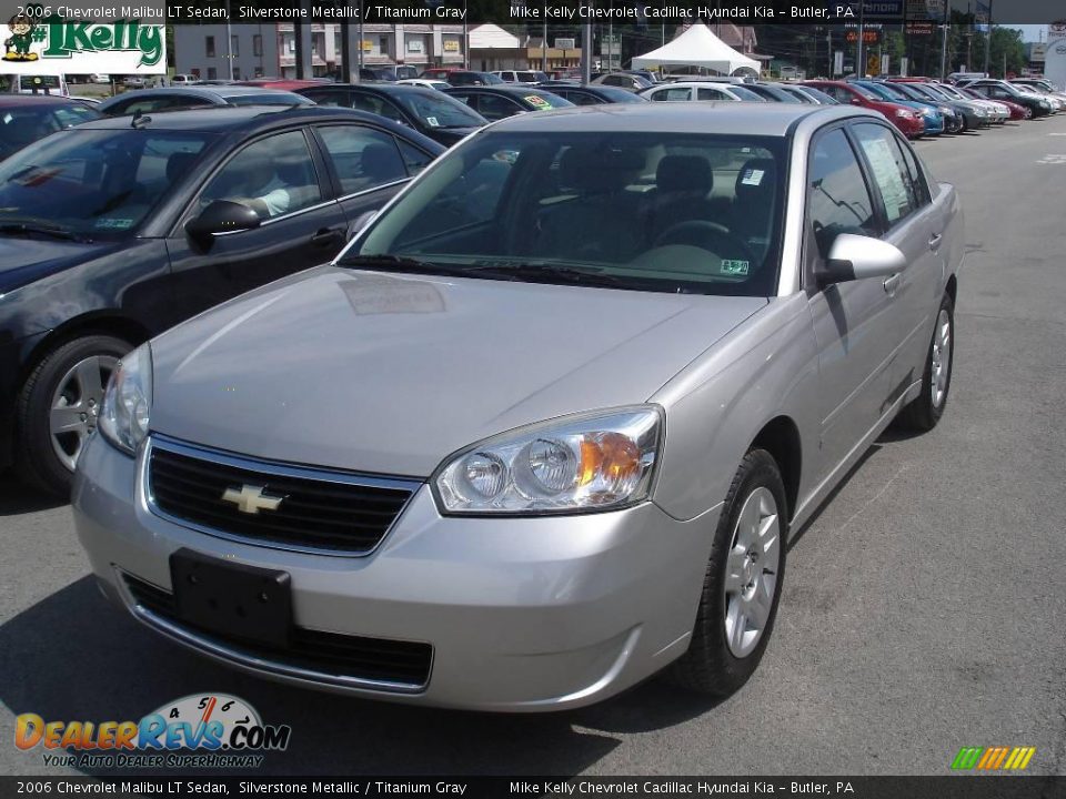 2006 Chevrolet Malibu LT Sedan Silverstone Metallic / Titanium Gray Photo #14