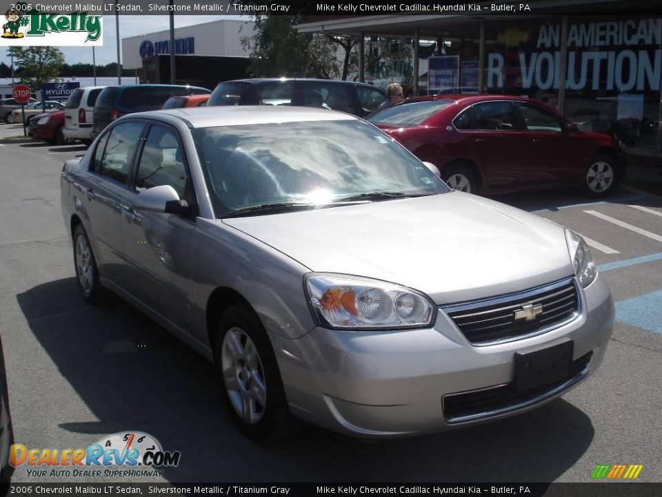 2006 Chevrolet Malibu LT Sedan Silverstone Metallic / Titanium Gray Photo #16