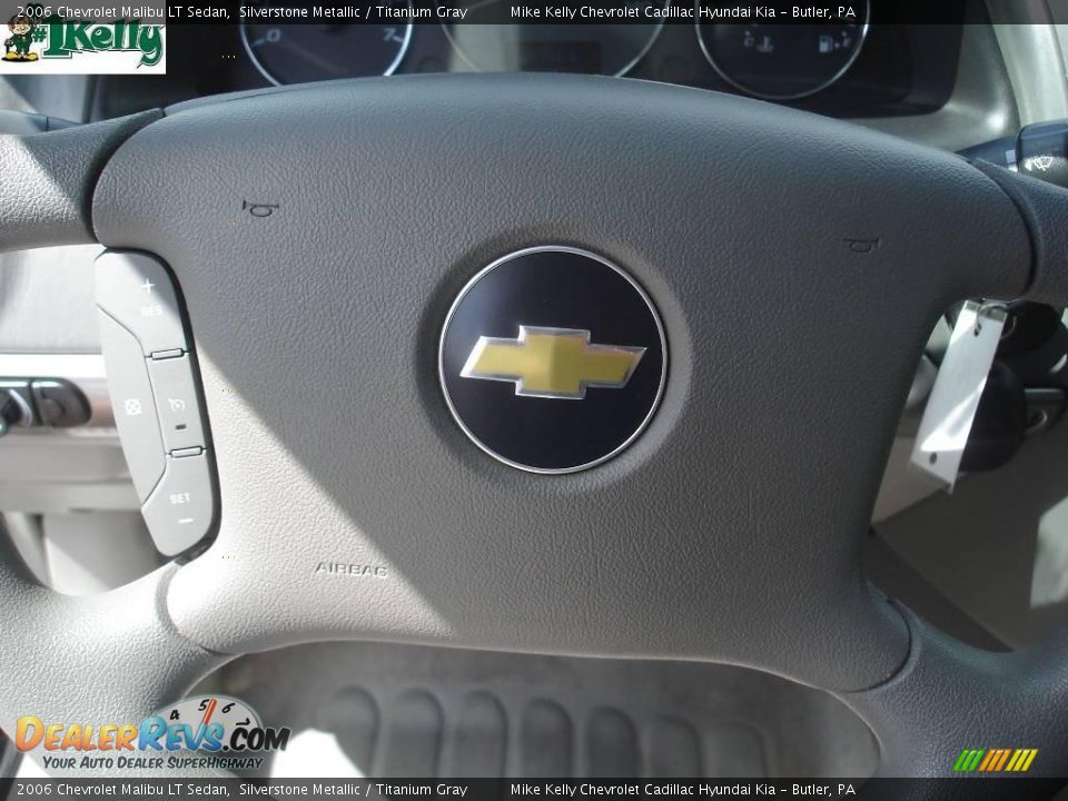 2006 Chevrolet Malibu LT Sedan Silverstone Metallic / Titanium Gray Photo #19