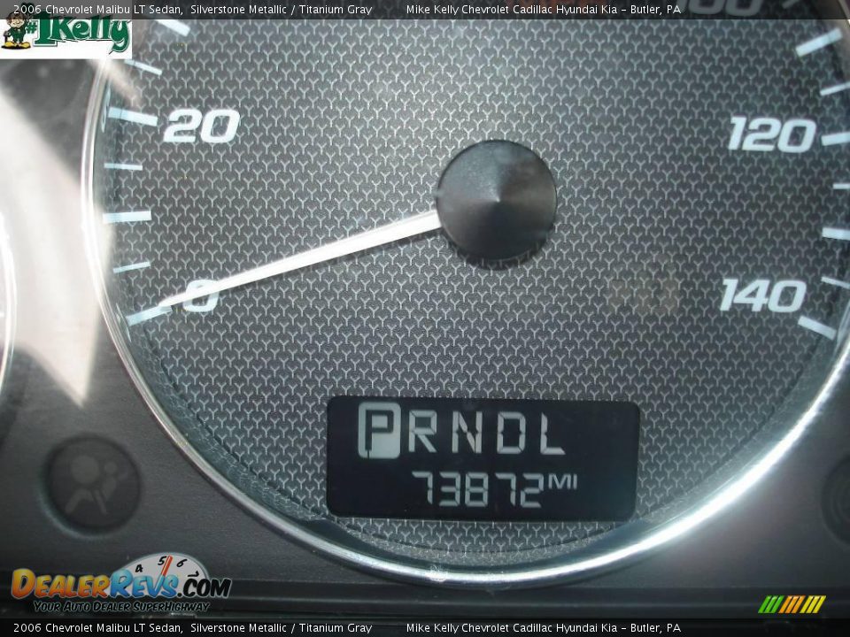 2006 Chevrolet Malibu LT Sedan Silverstone Metallic / Titanium Gray Photo #20