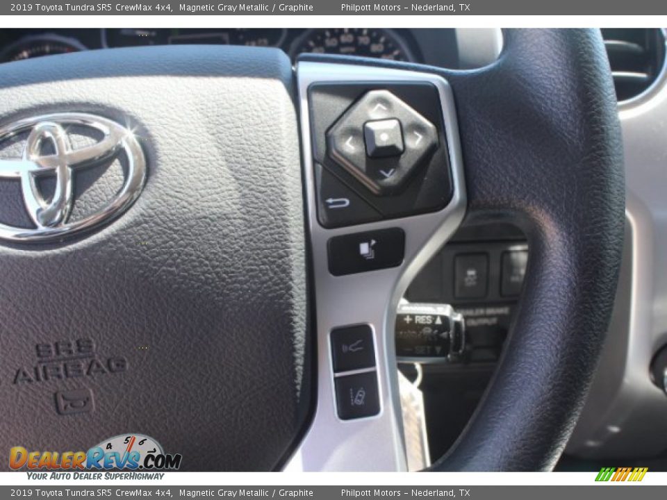 2019 Toyota Tundra SR5 CrewMax 4x4 Magnetic Gray Metallic / Graphite Photo #16