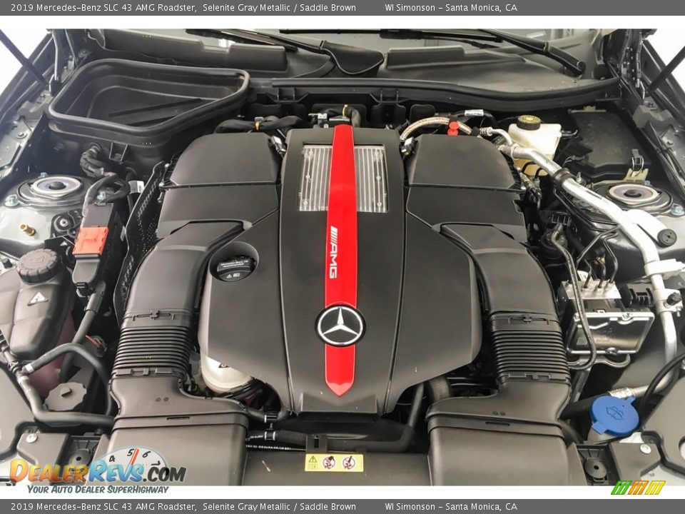 2019 Mercedes-Benz SLC 43 AMG Roadster 3.0 Liter biturbo DOHC 24-Valve VVT V6 Engine Photo #8