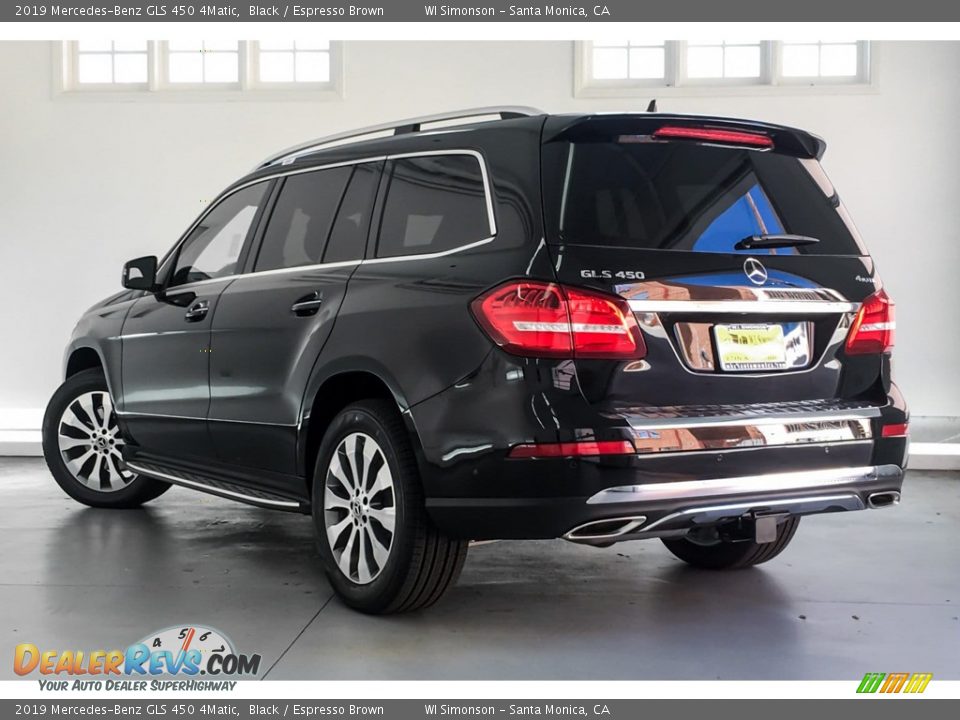 2019 Mercedes-Benz GLS 450 4Matic Black / Espresso Brown Photo #2