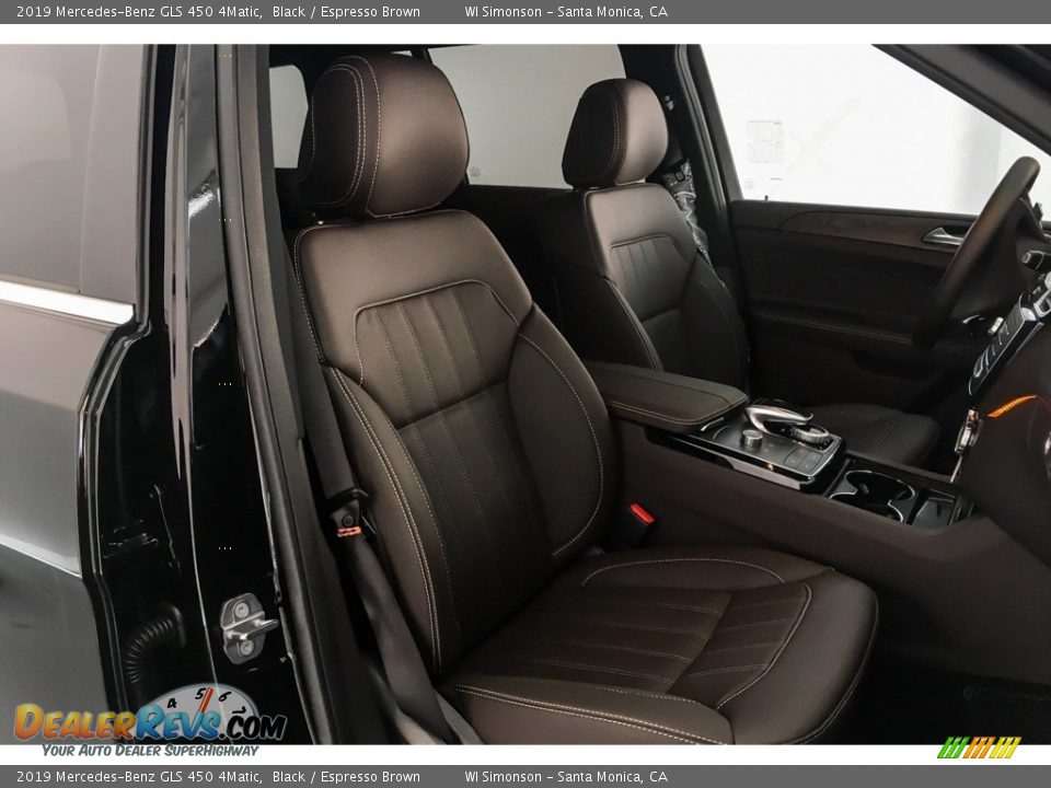 2019 Mercedes-Benz GLS 450 4Matic Black / Espresso Brown Photo #5