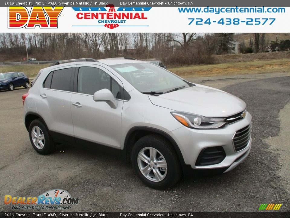 2019 Chevrolet Trax LT AWD Silver Ice Metallic / Jet Black Photo #1