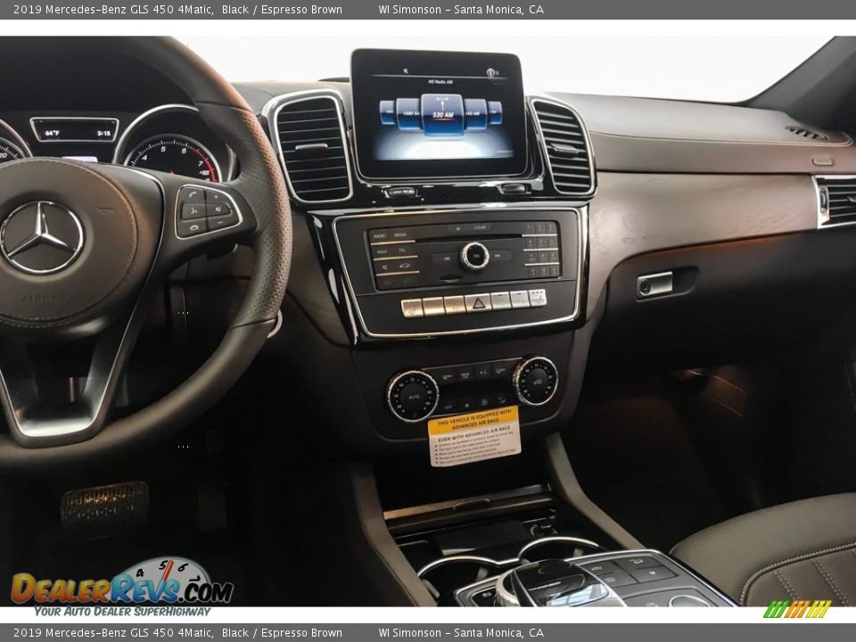 2019 Mercedes-Benz GLS 450 4Matic Black / Espresso Brown Photo #6