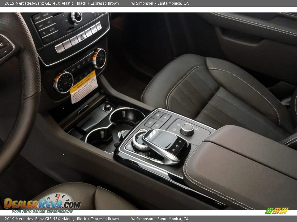 2019 Mercedes-Benz GLS 450 4Matic Black / Espresso Brown Photo #7