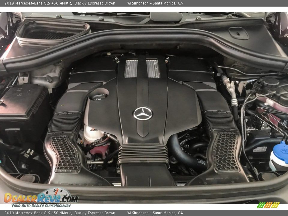 2019 Mercedes-Benz GLS 450 4Matic Black / Espresso Brown Photo #8