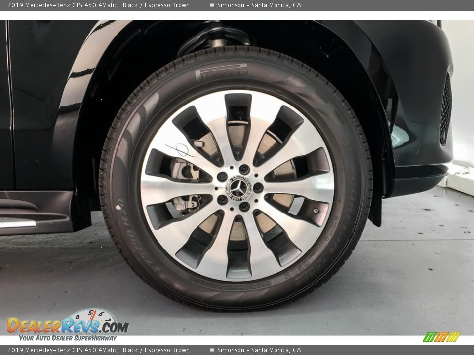 2019 Mercedes-Benz GLS 450 4Matic Black / Espresso Brown Photo #9
