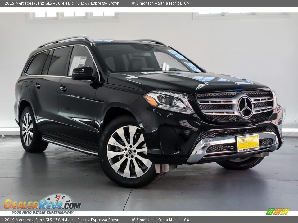 2019 Mercedes-Benz GLS 450 4Matic Black / Espresso Brown Photo #12