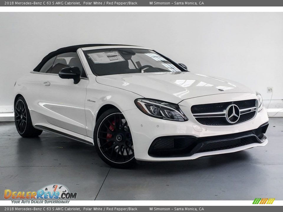 Front 3/4 View of 2018 Mercedes-Benz C 63 S AMG Cabriolet Photo #12