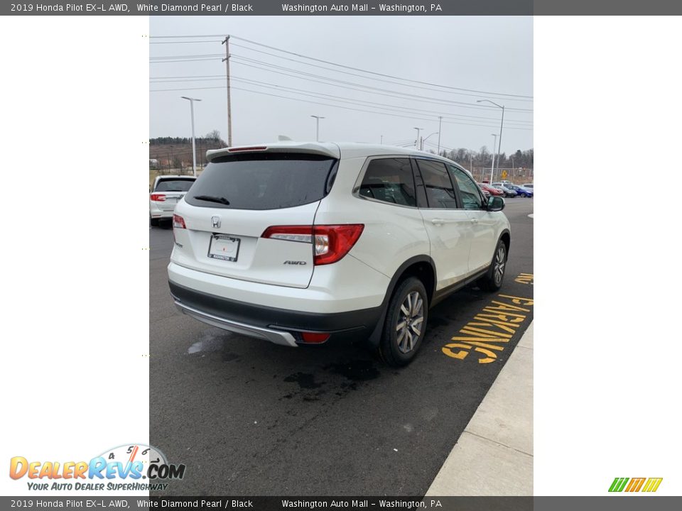 2019 Honda Pilot EX-L AWD White Diamond Pearl / Black Photo #5