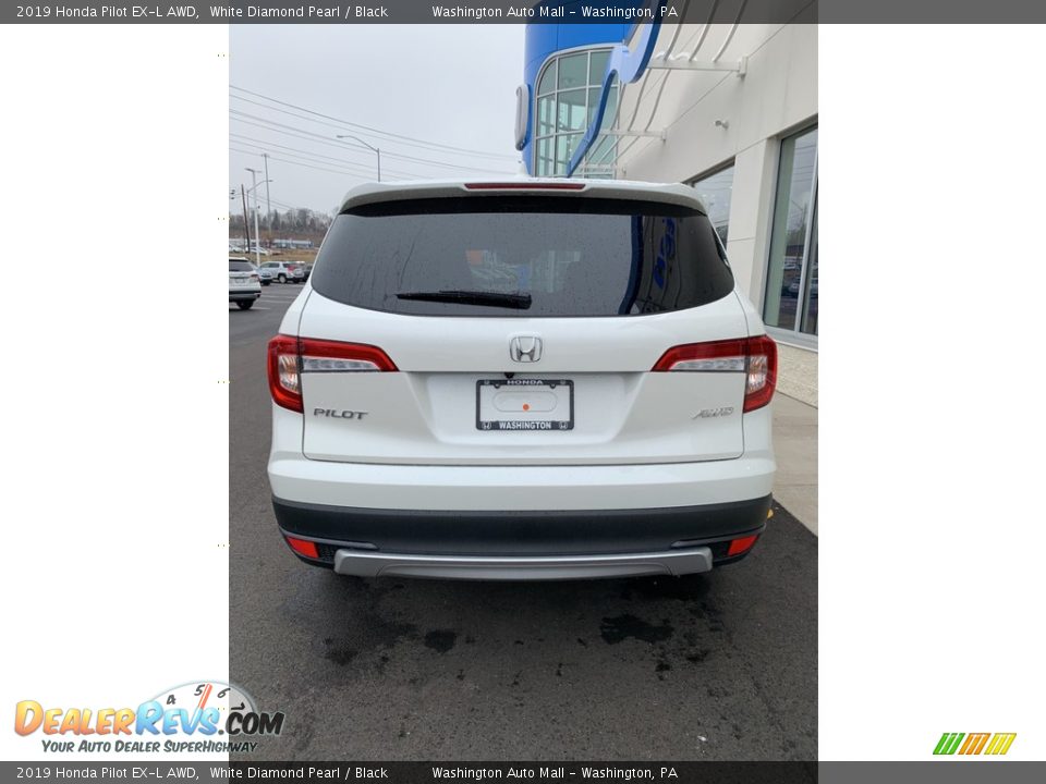 2019 Honda Pilot EX-L AWD White Diamond Pearl / Black Photo #6