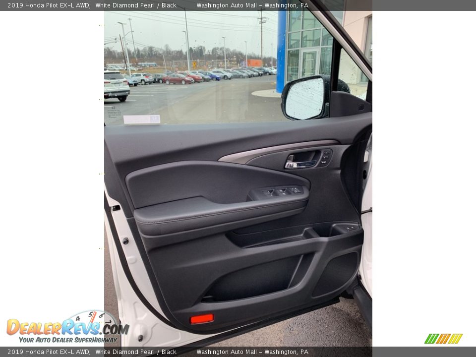2019 Honda Pilot EX-L AWD White Diamond Pearl / Black Photo #8