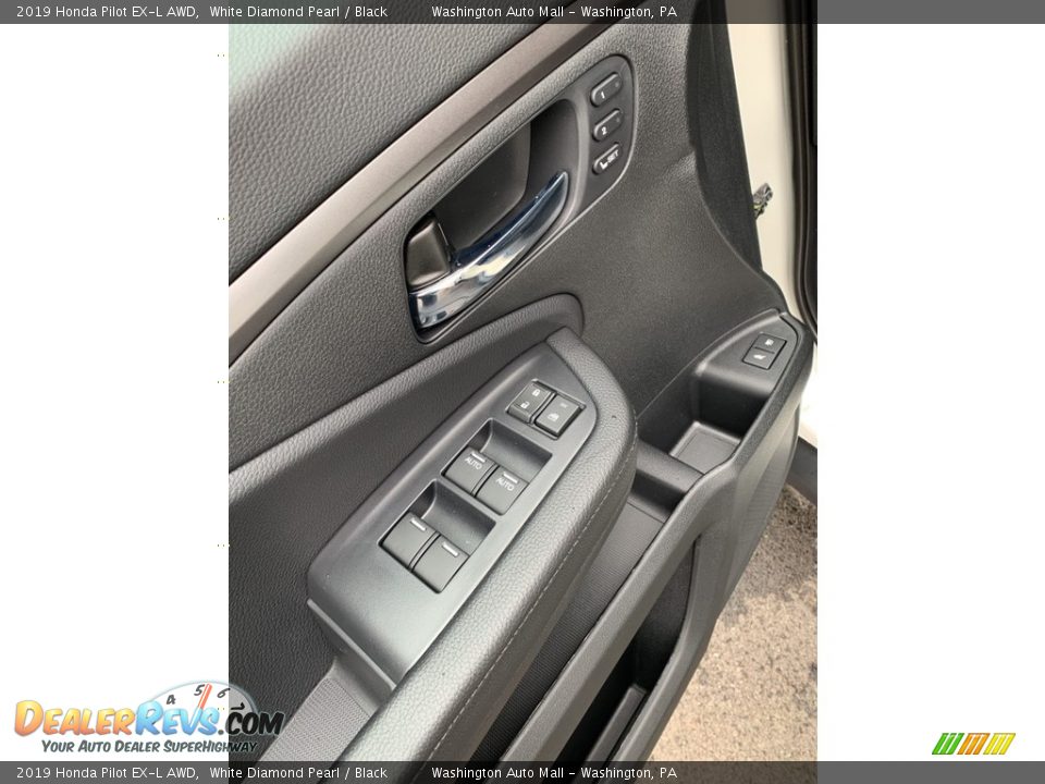 2019 Honda Pilot EX-L AWD White Diamond Pearl / Black Photo #9
