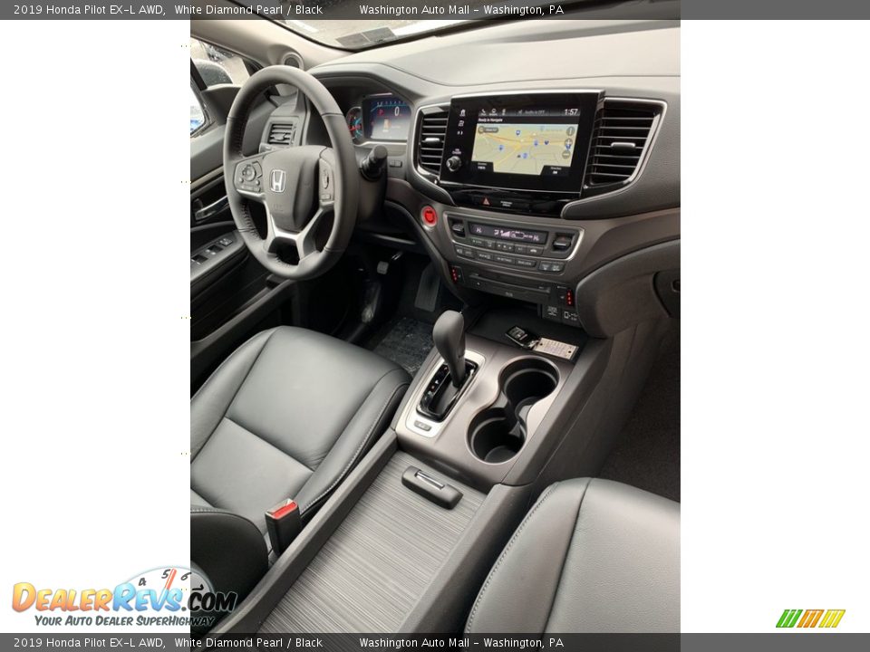 2019 Honda Pilot EX-L AWD White Diamond Pearl / Black Photo #34