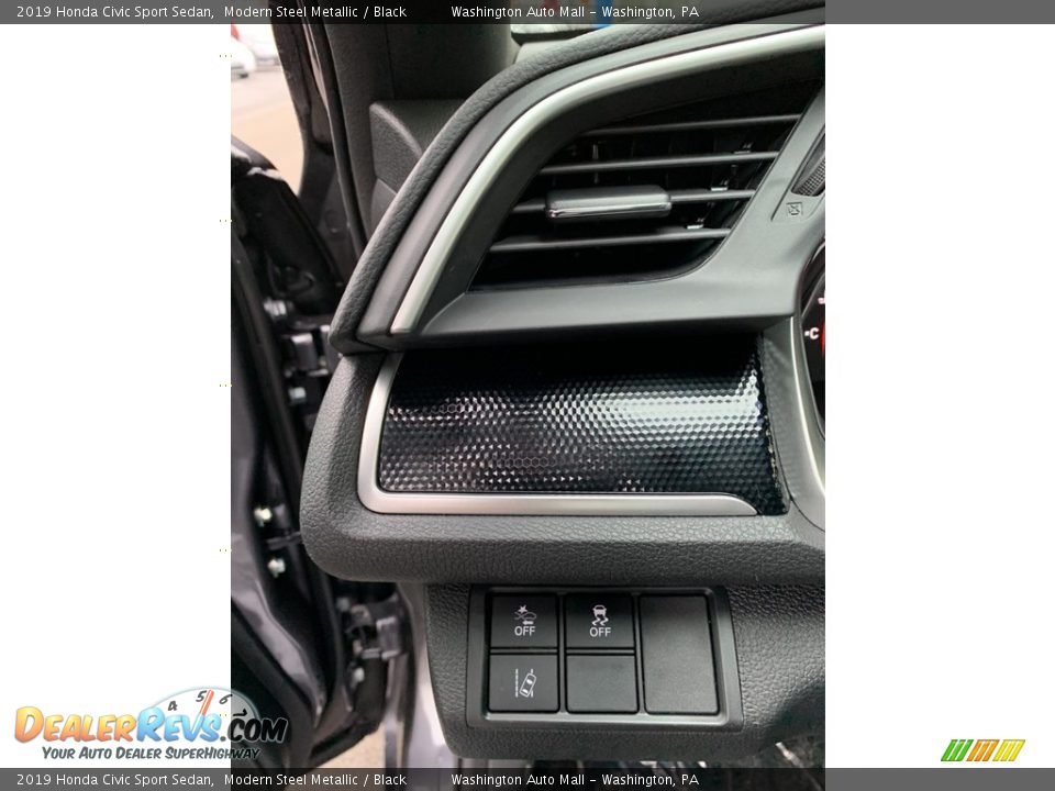 2019 Honda Civic Sport Sedan Modern Steel Metallic / Black Photo #10
