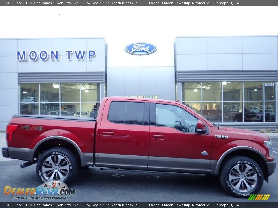 2018 Ford F150 King Ranch SuperCrew 4x4 Ruby Red / King Ranch Kingsville Photo #1