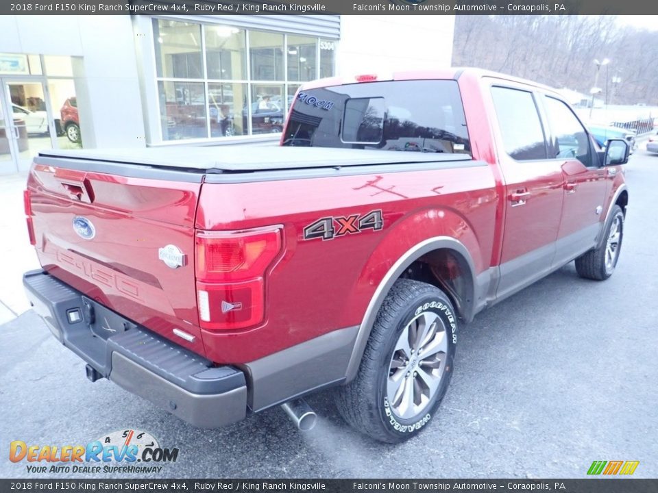 2018 Ford F150 King Ranch SuperCrew 4x4 Ruby Red / King Ranch Kingsville Photo #2