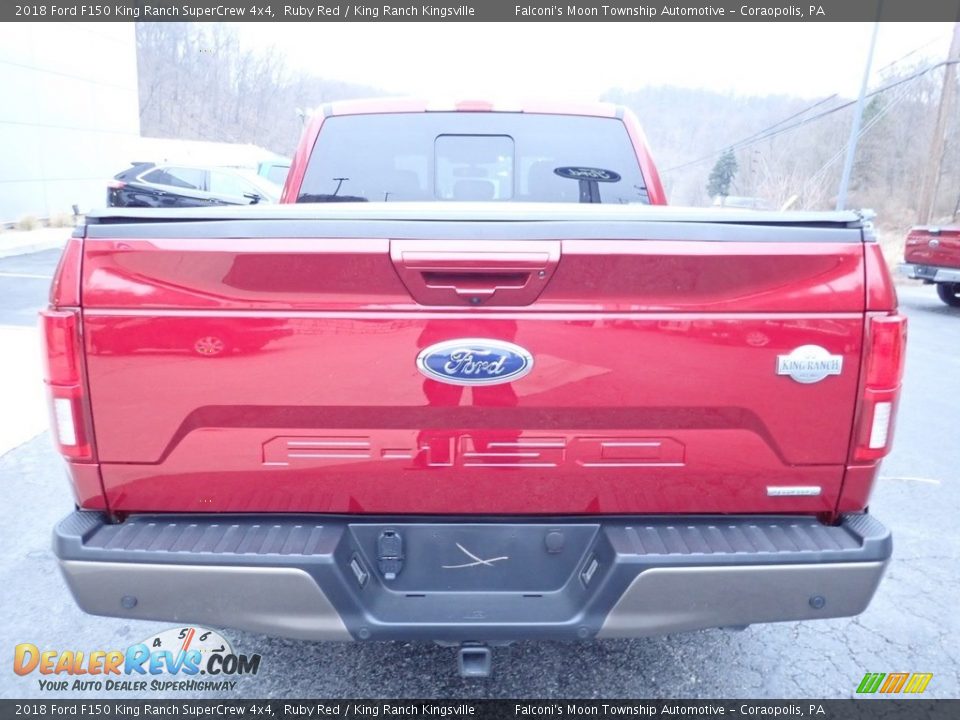 2018 Ford F150 King Ranch SuperCrew 4x4 Ruby Red / King Ranch Kingsville Photo #3