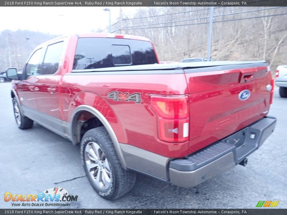 2018 Ford F150 King Ranch SuperCrew 4x4 Ruby Red / King Ranch Kingsville Photo #4