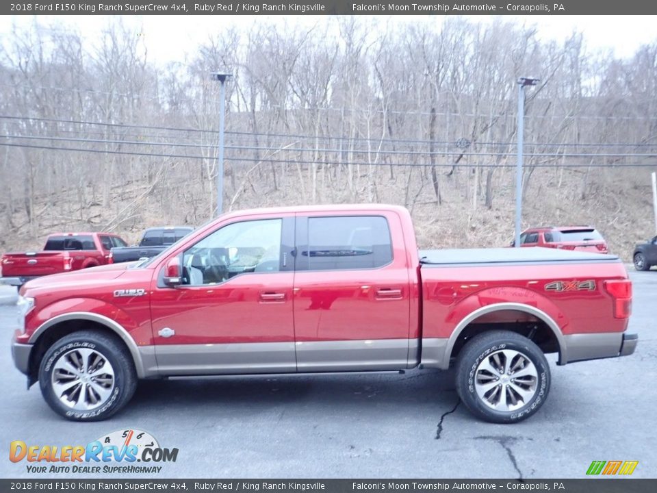 2018 Ford F150 King Ranch SuperCrew 4x4 Ruby Red / King Ranch Kingsville Photo #5