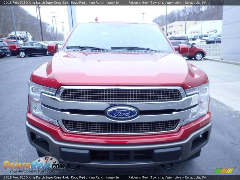 2018 Ford F150 King Ranch SuperCrew 4x4 Ruby Red / King Ranch Kingsville Photo #7