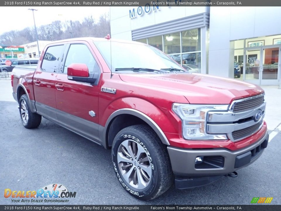 2018 Ford F150 King Ranch SuperCrew 4x4 Ruby Red / King Ranch Kingsville Photo #8