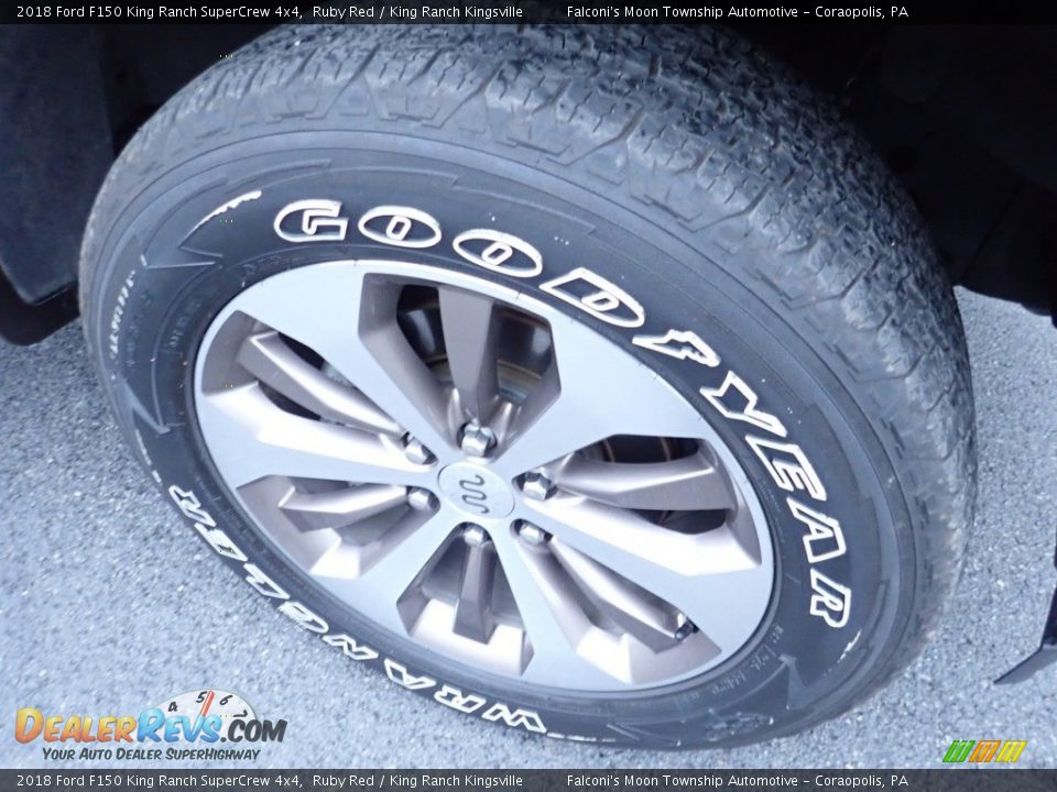 2018 Ford F150 King Ranch SuperCrew 4x4 Ruby Red / King Ranch Kingsville Photo #9