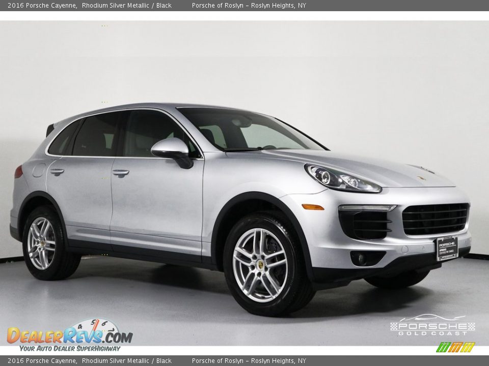 2016 Porsche Cayenne Rhodium Silver Metallic / Black Photo #1