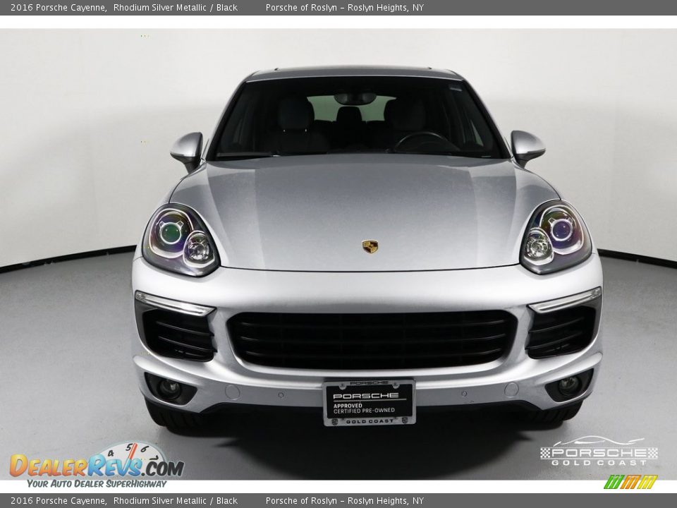 2016 Porsche Cayenne Rhodium Silver Metallic / Black Photo #2