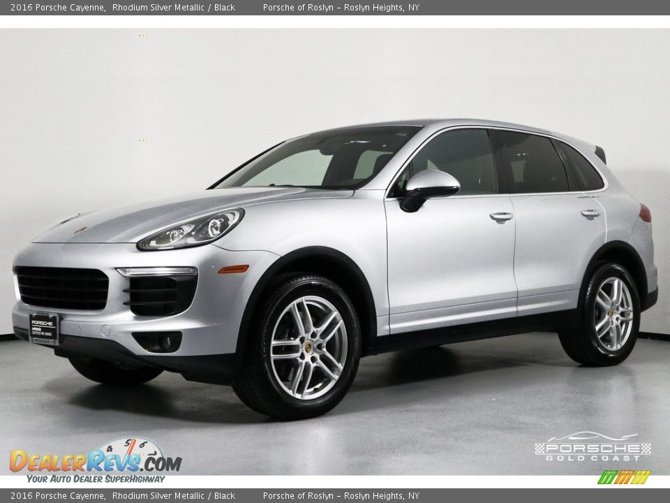 2016 Porsche Cayenne Rhodium Silver Metallic / Black Photo #3