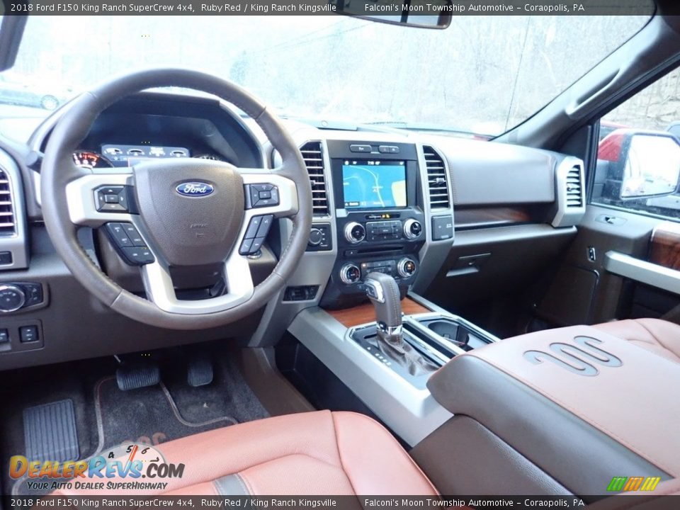 2018 Ford F150 King Ranch SuperCrew 4x4 Ruby Red / King Ranch Kingsville Photo #16