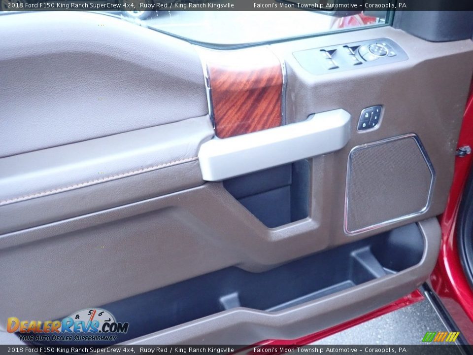 2018 Ford F150 King Ranch SuperCrew 4x4 Ruby Red / King Ranch Kingsville Photo #17